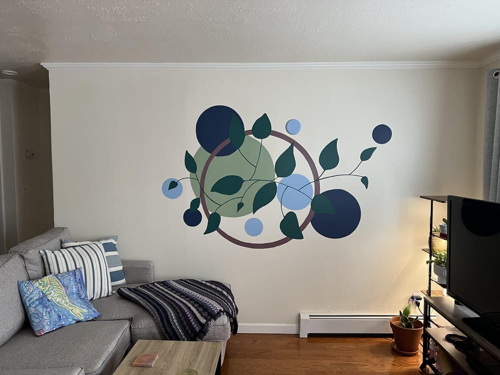 Living room Mural - image 9 - student project