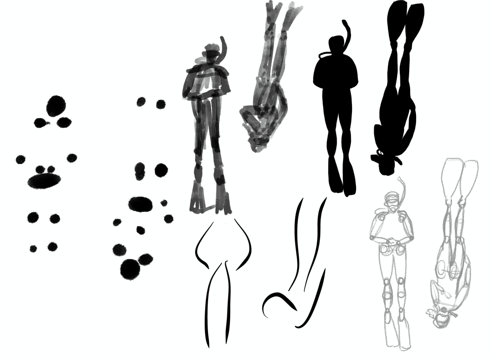 Mantas and Divers - image 3 - student project
