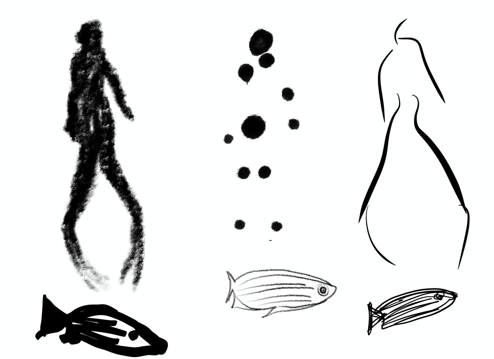 Mantas and Divers - image 2 - student project