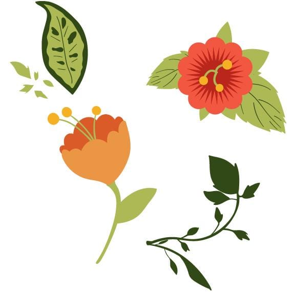 Tropical Repeating Floral Pattern - image 5 - student project