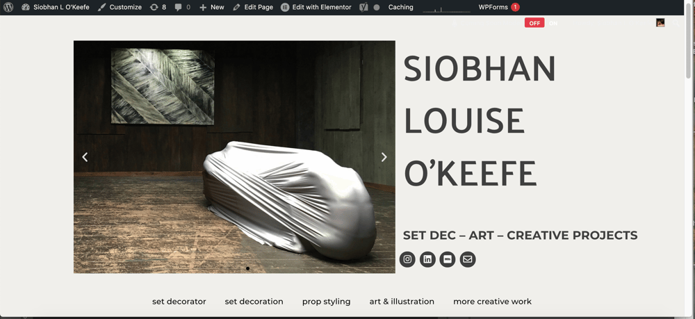 My portfolio site - image 1 - student project