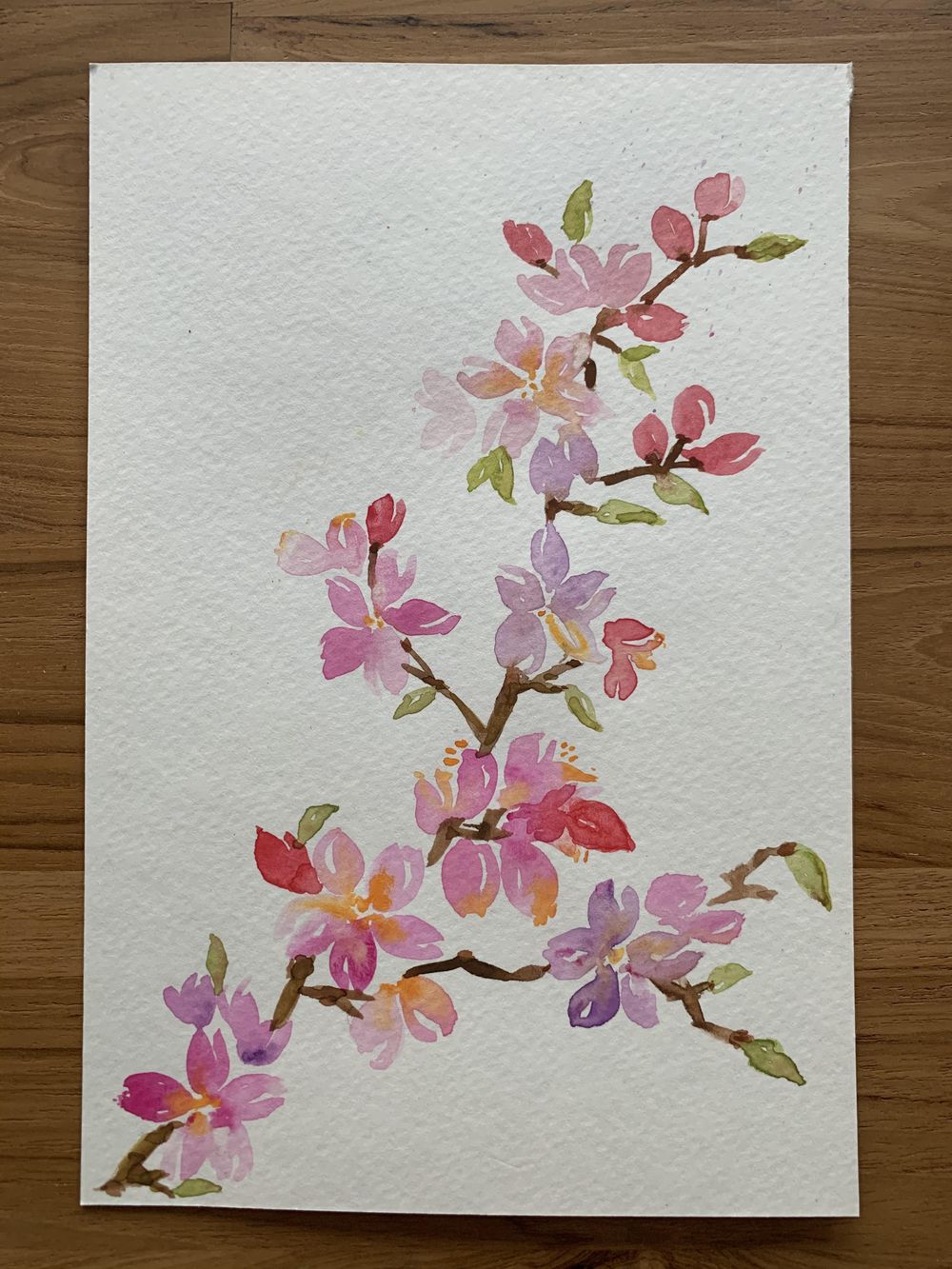 Luminous Watercolor Florals - image 2 - student project
