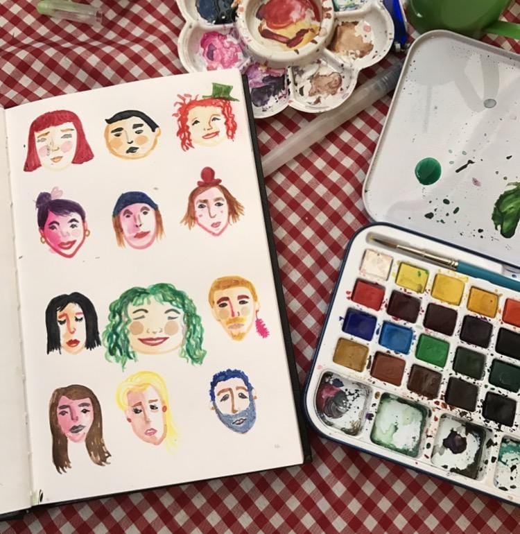 My invented little faces - image 1 - student project