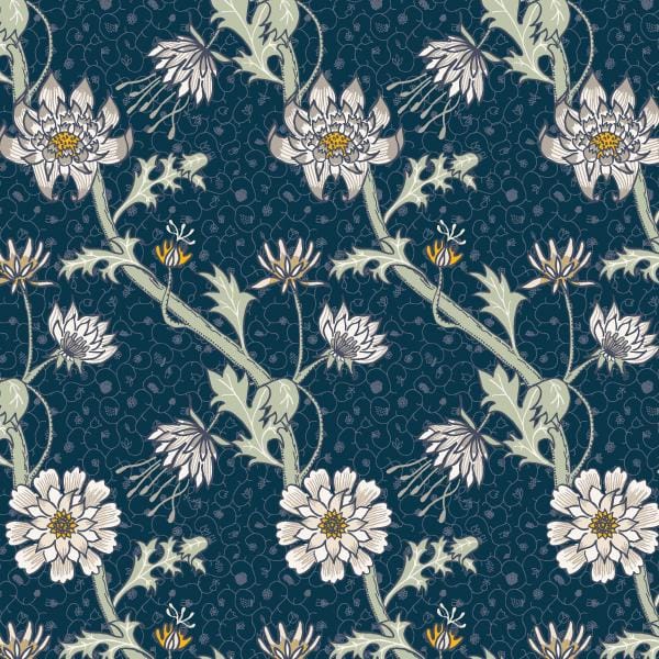 Serpentine Midnight Flowers - image 5 - student project