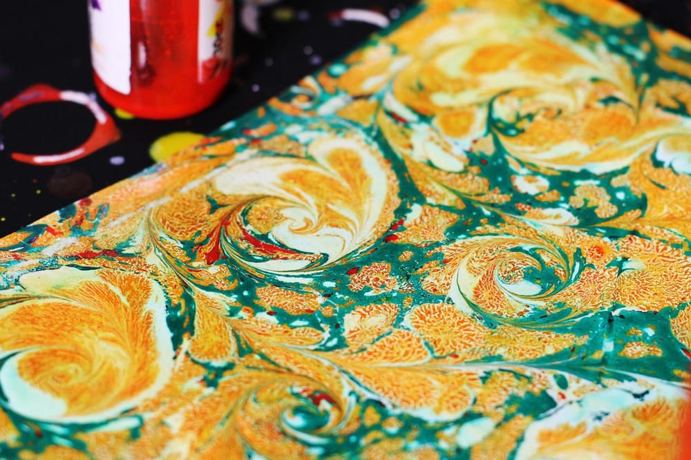 Paper Marbling Magic - image 4 - student project