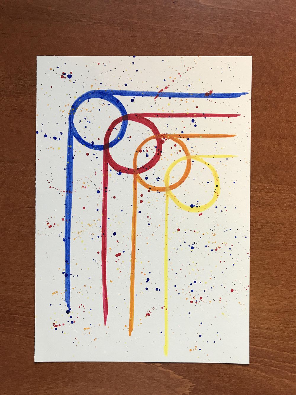 Exploring Abstract Watercolour - image 2 - student project