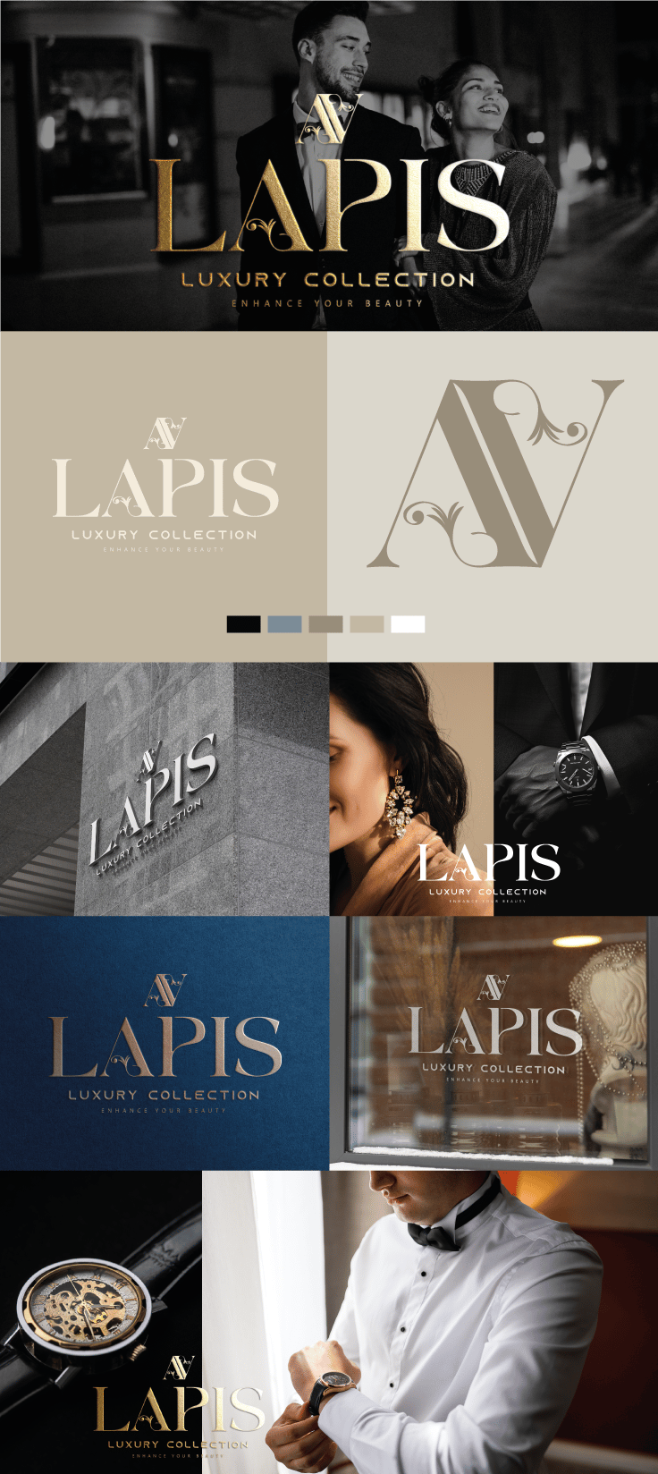 LAPIS-LUXURY COLLECTION- LOGO FOR JEWELLERY STORE - image 1 - student project
