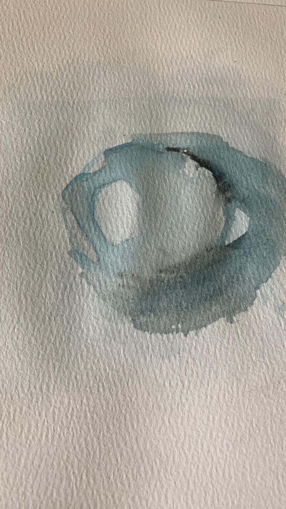 Water Droplet in gouache - image 1 - student project