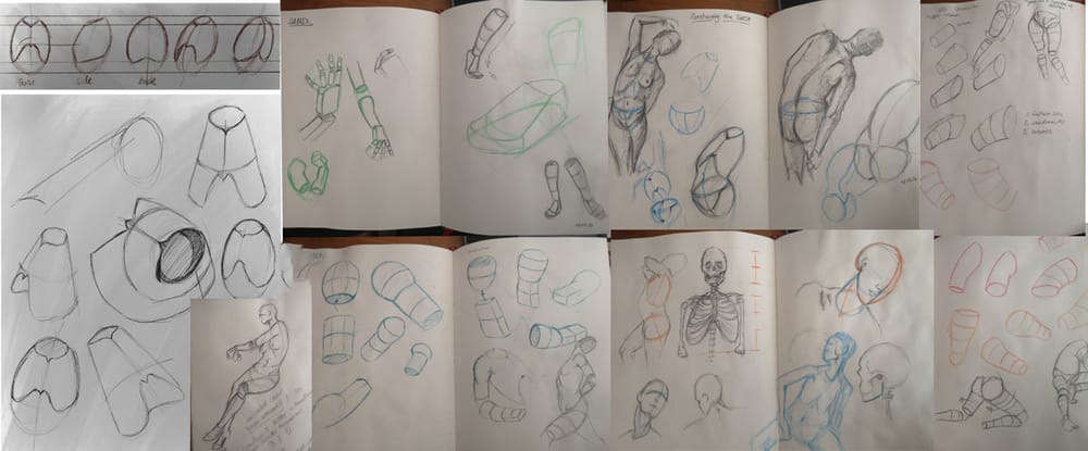 Sketches of "Volume and Structure" - image 1 - student project