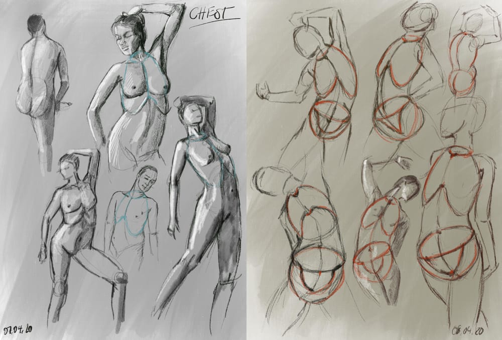 Sketches of "Volume and Structure" - image 2 - student project