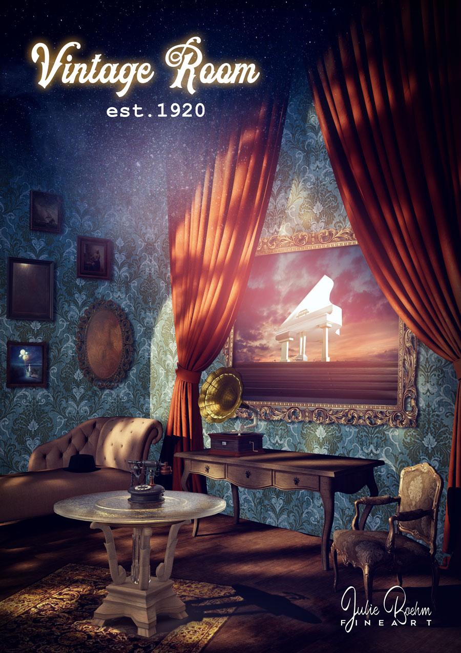 Vintage Room - easy and iterative process of work - image 4 - student project