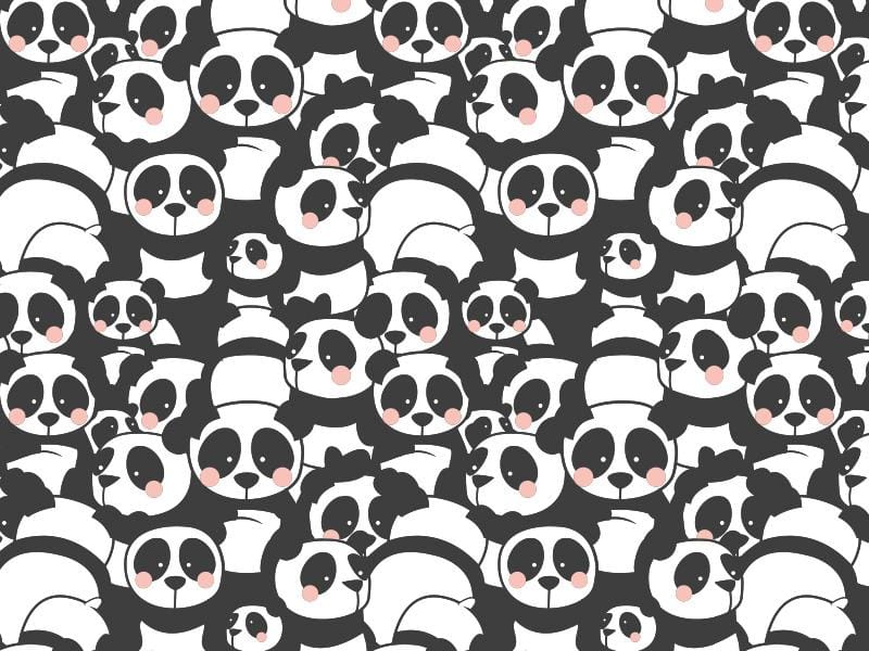 Pandamonium fabric pattern - image 4 - student project