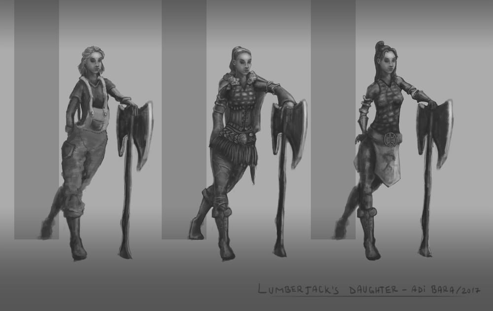 Lumberjack's Daughter - image 4 - student project