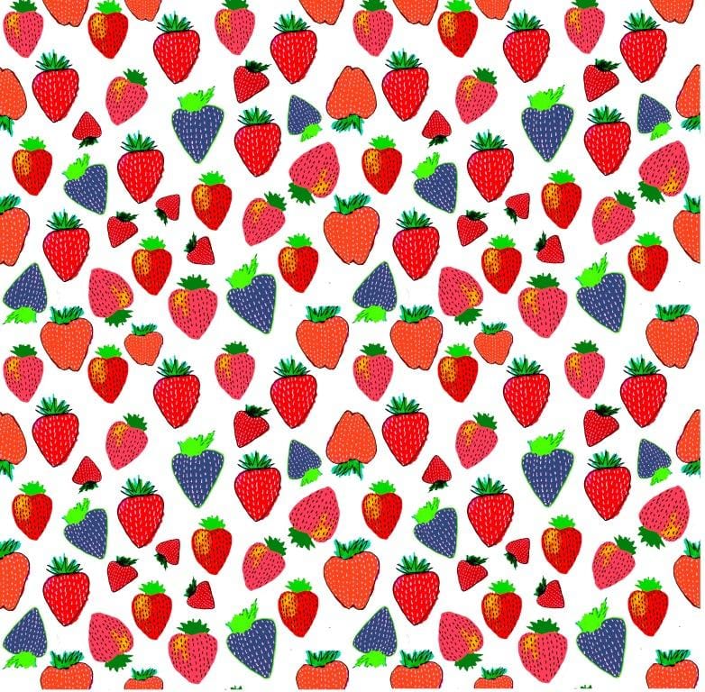 Strawberry pattern - trial - image 1 - student project