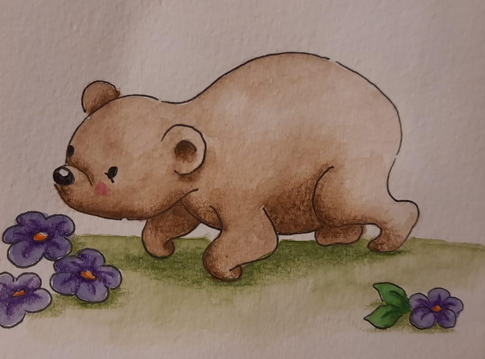 Cute bear explores the world - image 4 - student project