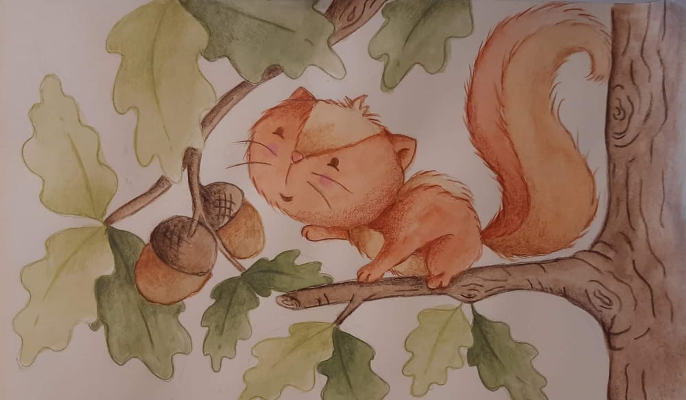 Cute squirrels - image 4 - student project