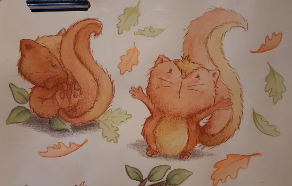 Cute squirrels - image 1 - student project