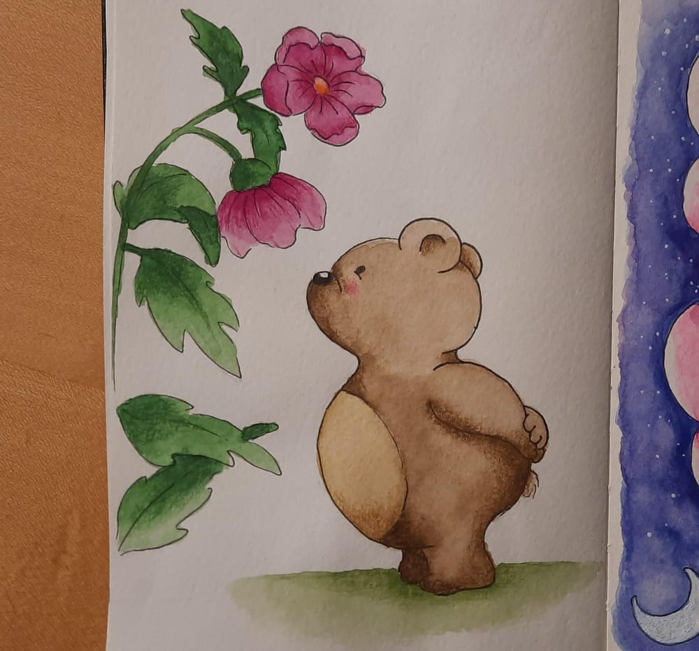 Cute bear explores the world - image 6 - student project