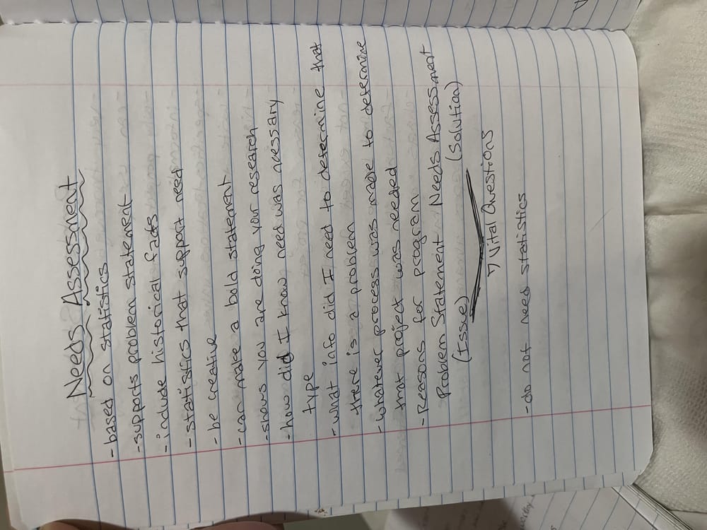 Grand Proposal Writing Notes - image 5 - student project