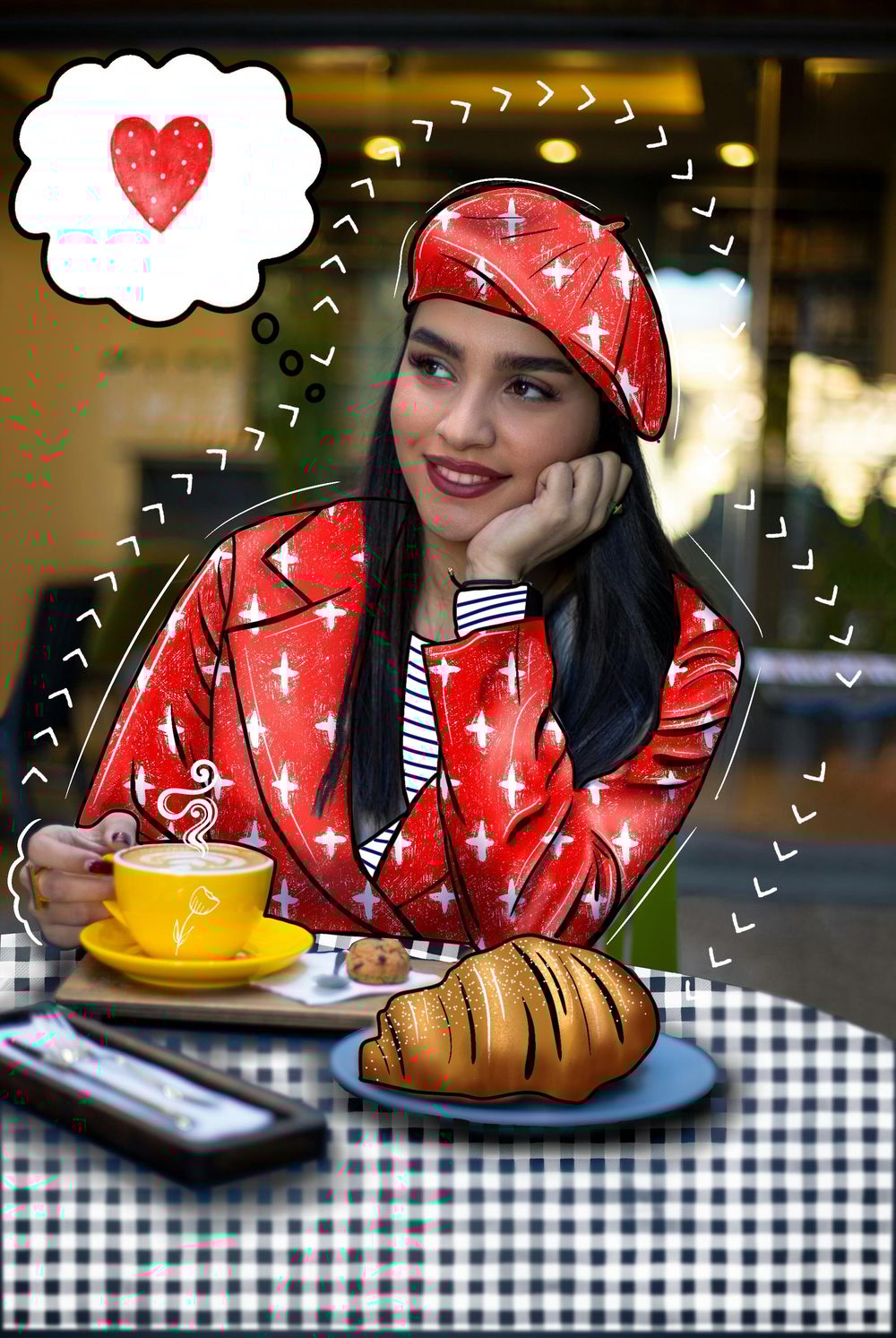 Fashion Illustration from a photo - image 4 - student project