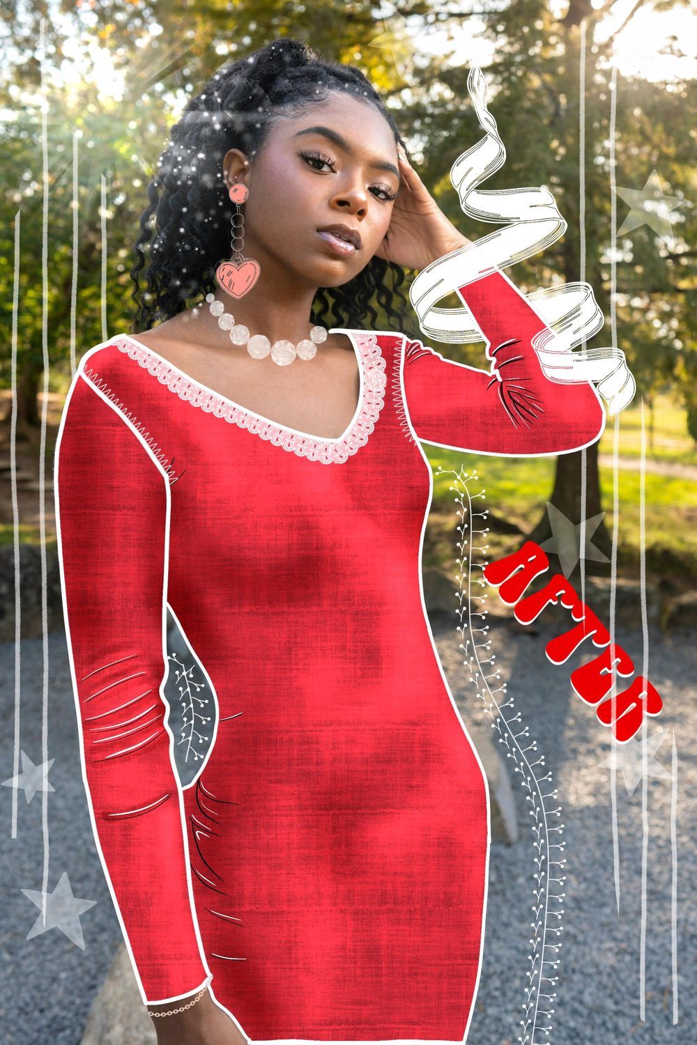 Fashion Illustration from a photo - image 2 - student project