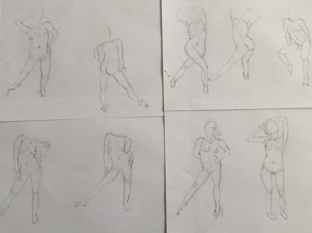 Gesture drawing - image 2 - student project
