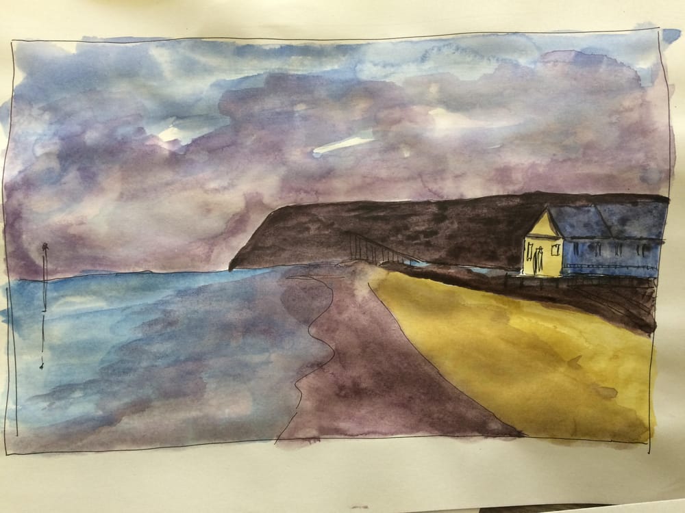 Watercolor landscapes practice - image 5 - student project