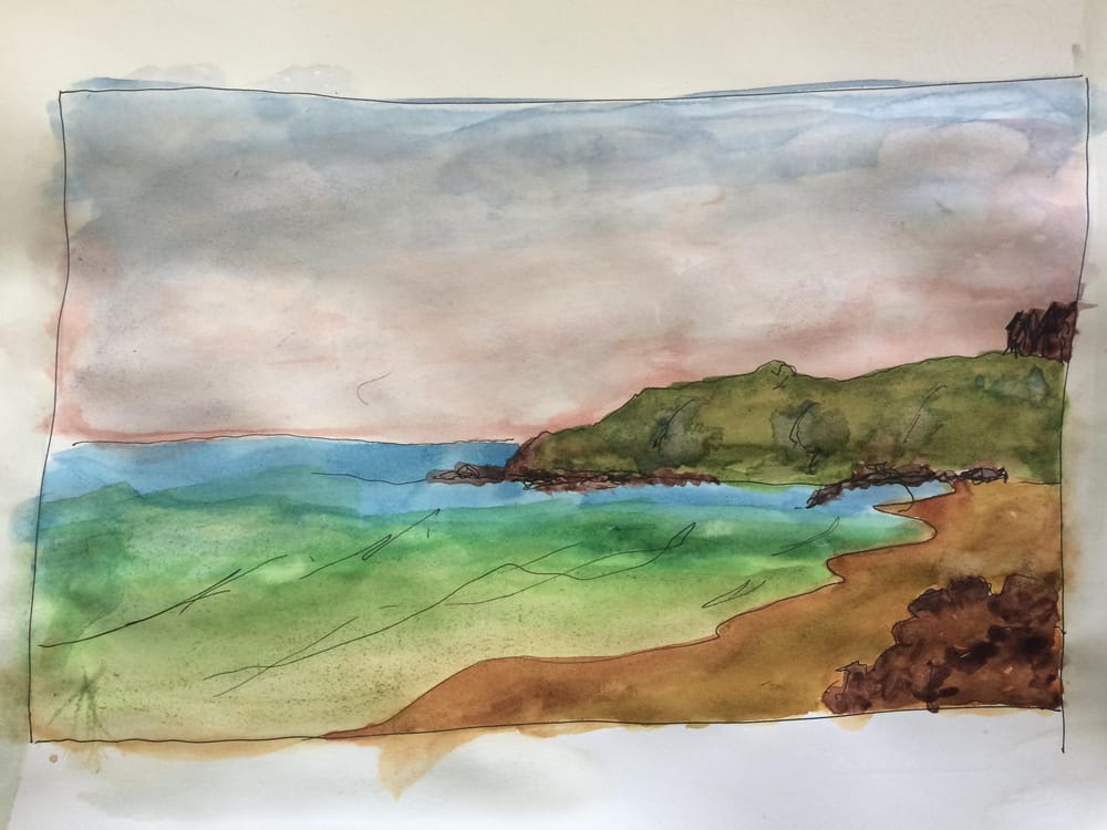 Watercolor landscapes practice - image 4 - student project