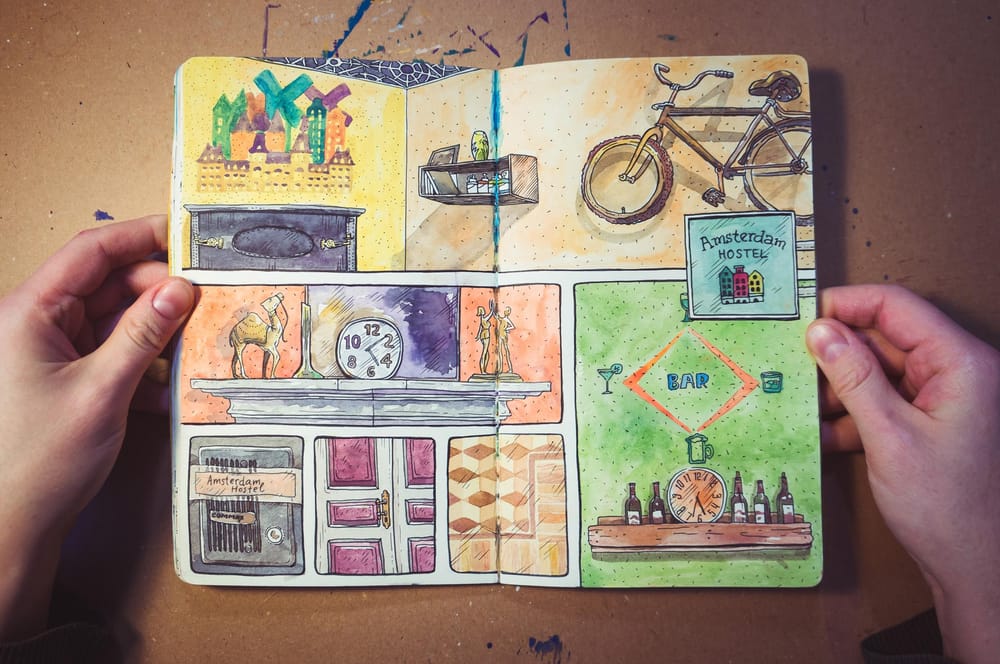 Layouts for your sketchbook. Make your sketches interesting and organized - image 3 - student project