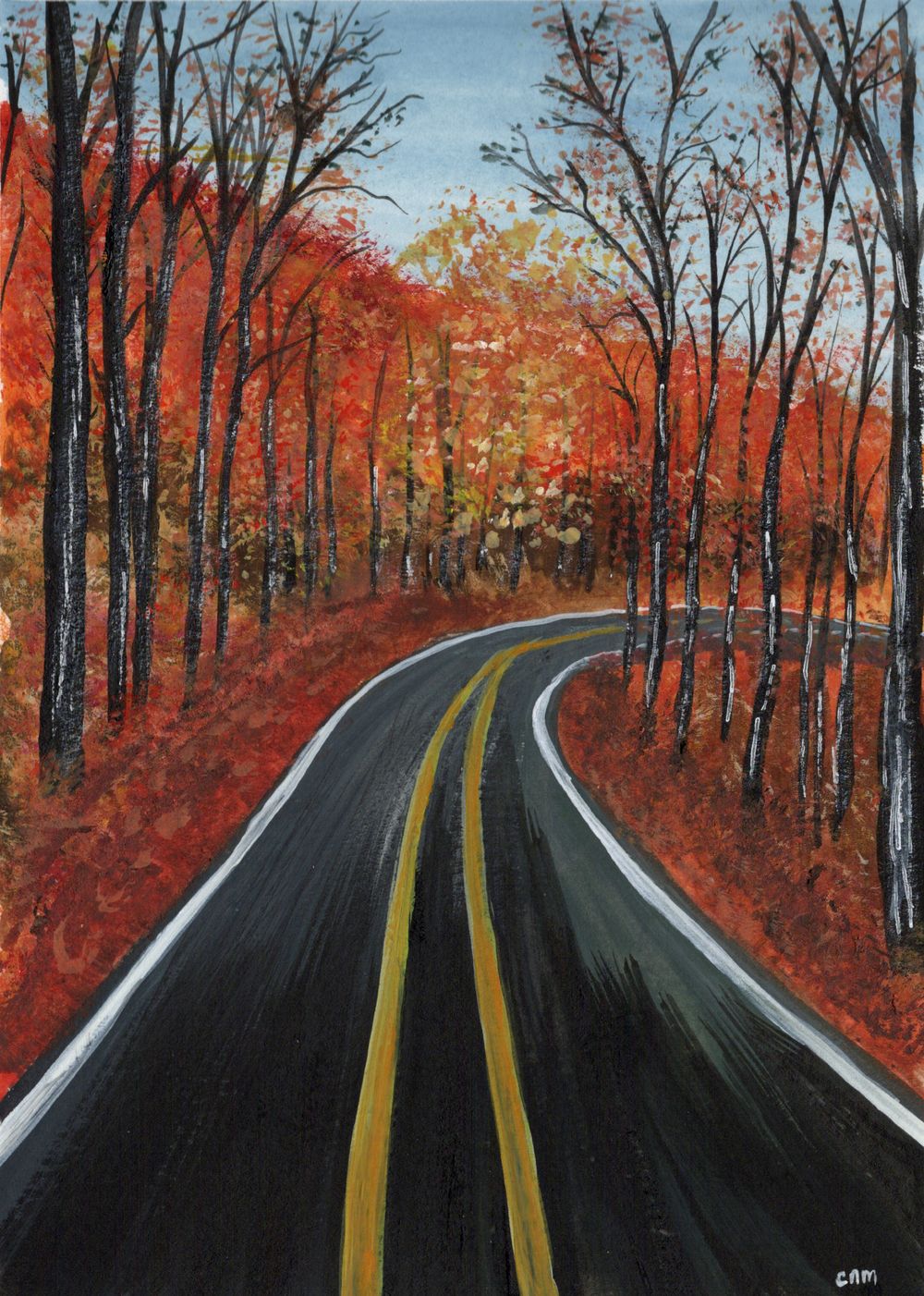 Autumn road - image 2 - student project