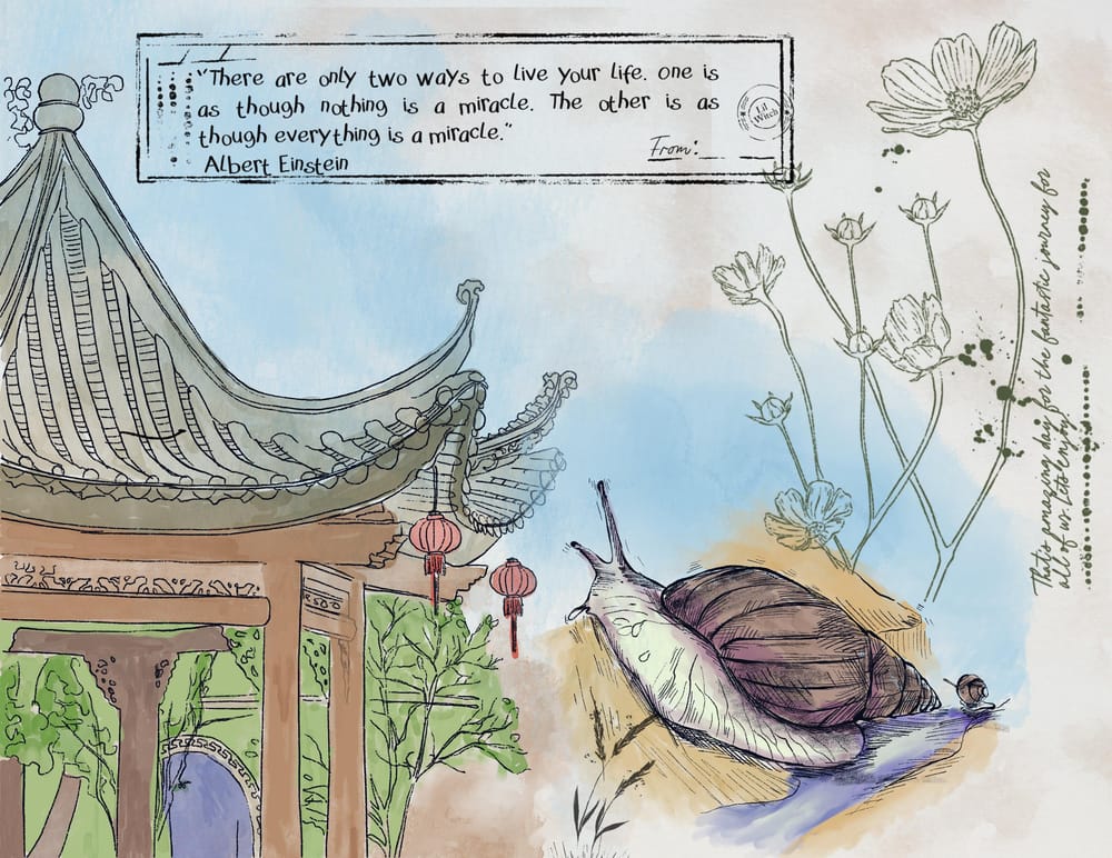 Travel Journaling watercolour sketching in procreate - image 1 - student project