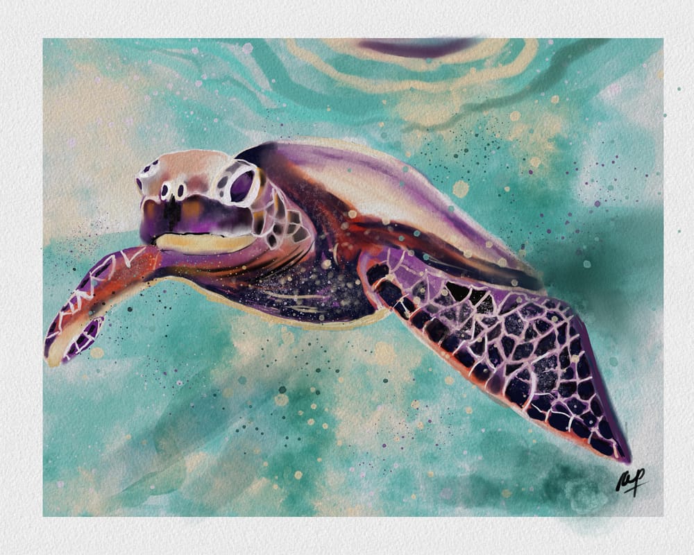 Procreate Watercolour Masterclass digital painting on ipad - image 1 - student project