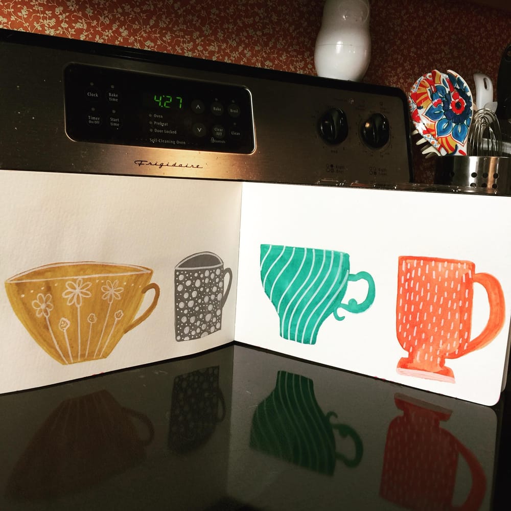 Tea Cups Skillshare Student Project