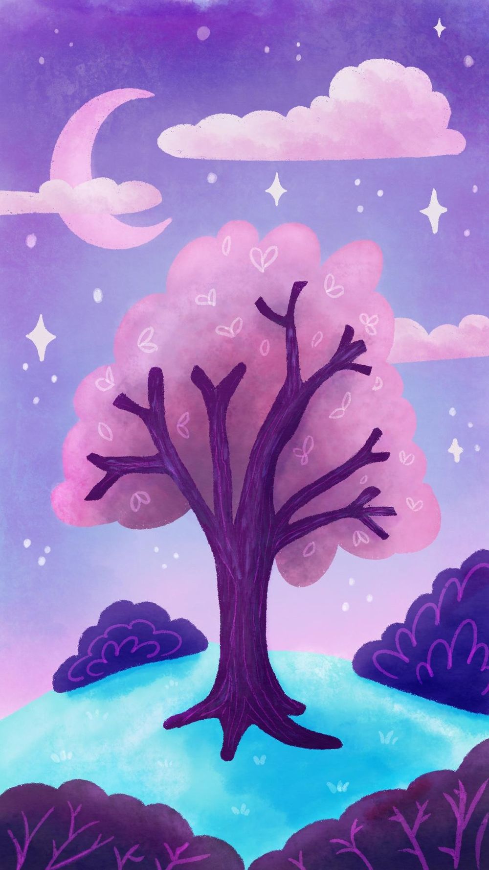 Moonlit Tree - image 1 - student project