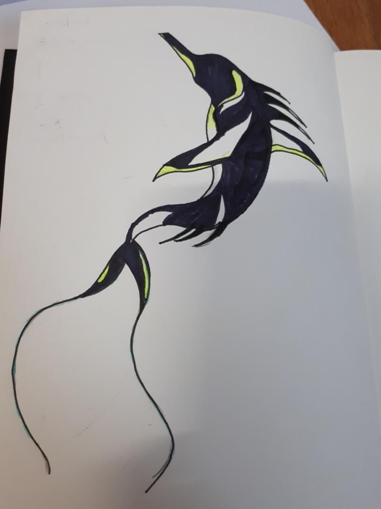 drawing sea monsters - quinller - image 1 - student project