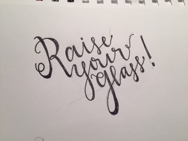 Raise Your Glass Skillshare Student Project