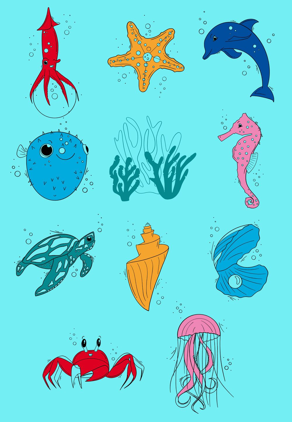 Creatures of the Sea - image 6 - student project