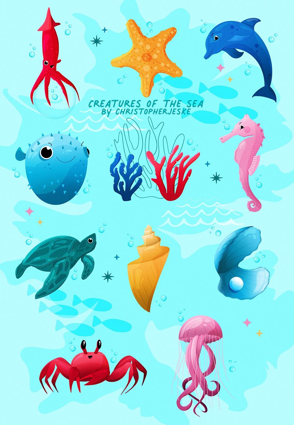 Creatures of the Sea - image 7 - student project