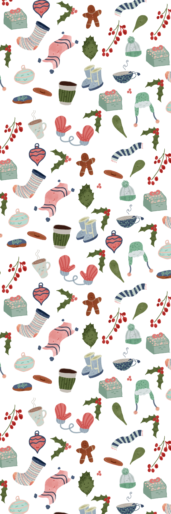 Tall Pin for my Minted Wrapping Paper Design - image 1 - student project