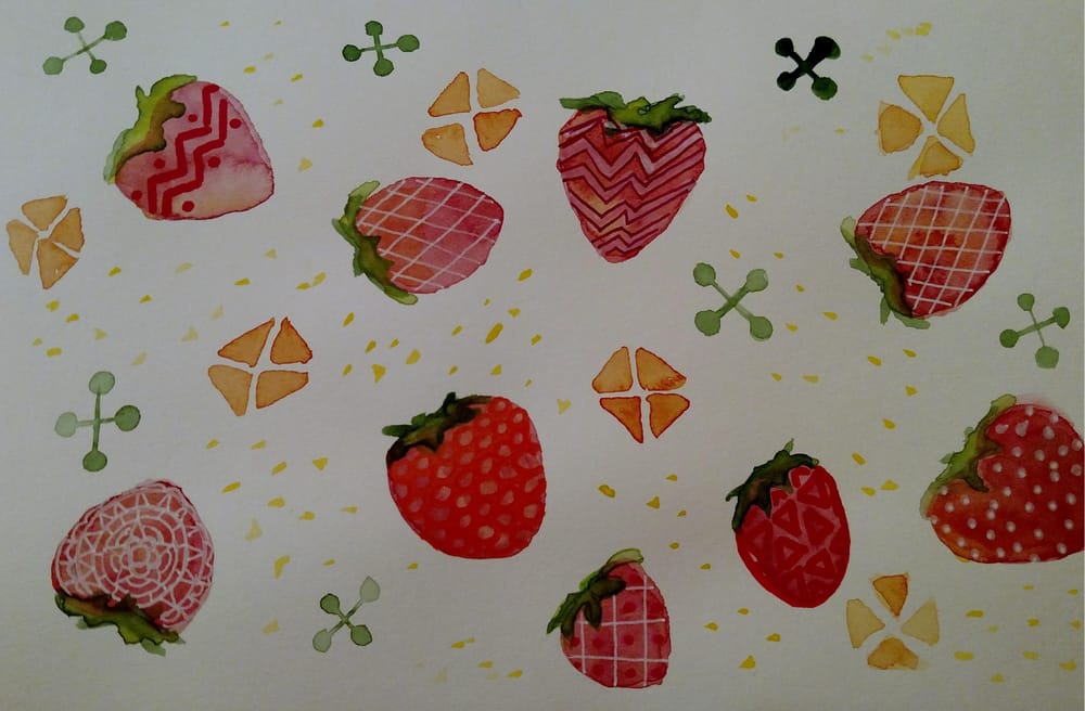 Strawberries 3 ways - image 4 - student project