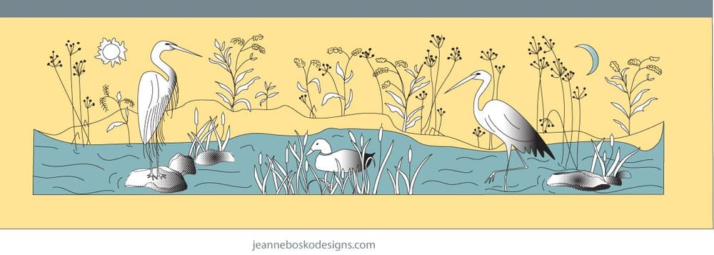 Egrets in the Wetlands - image 1 - student project
