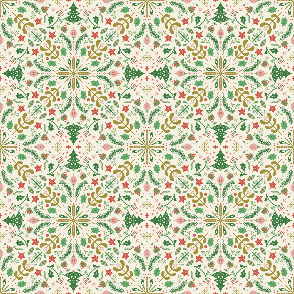 Christmas wrapping paper - image 1 - student project