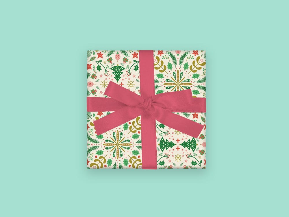 Christmas wrapping paper - image 2 - student project