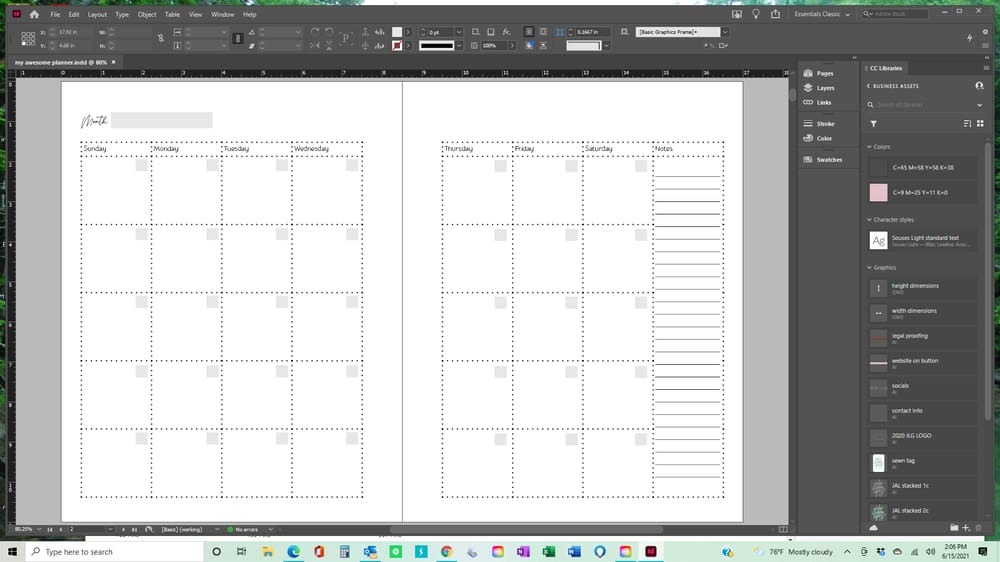 My Awesome Planner - image 3 - student project