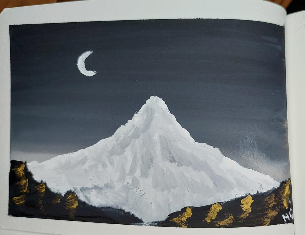 My snow mountain - image 1 - student project