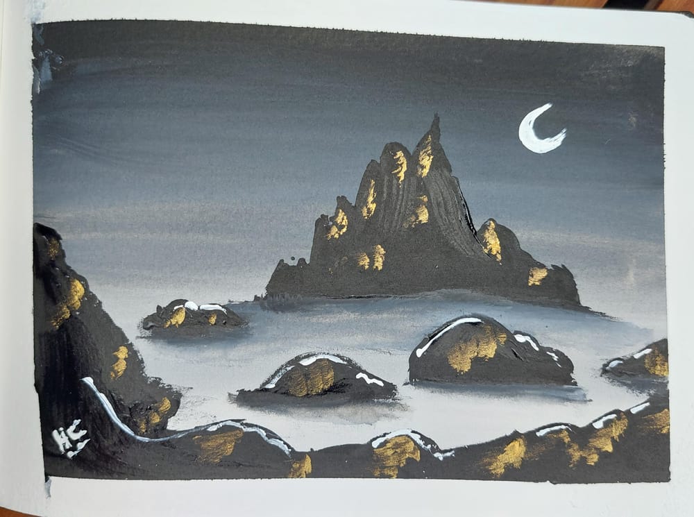 Moody landscape - image 1 - student project