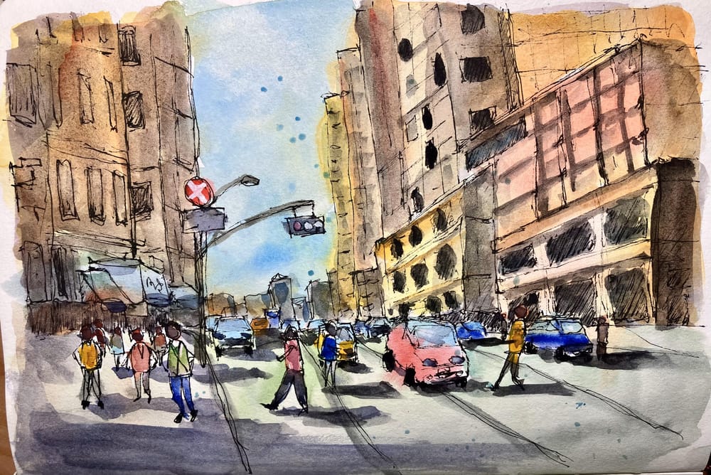 Urban Sketching Essentials - image 6 - student project