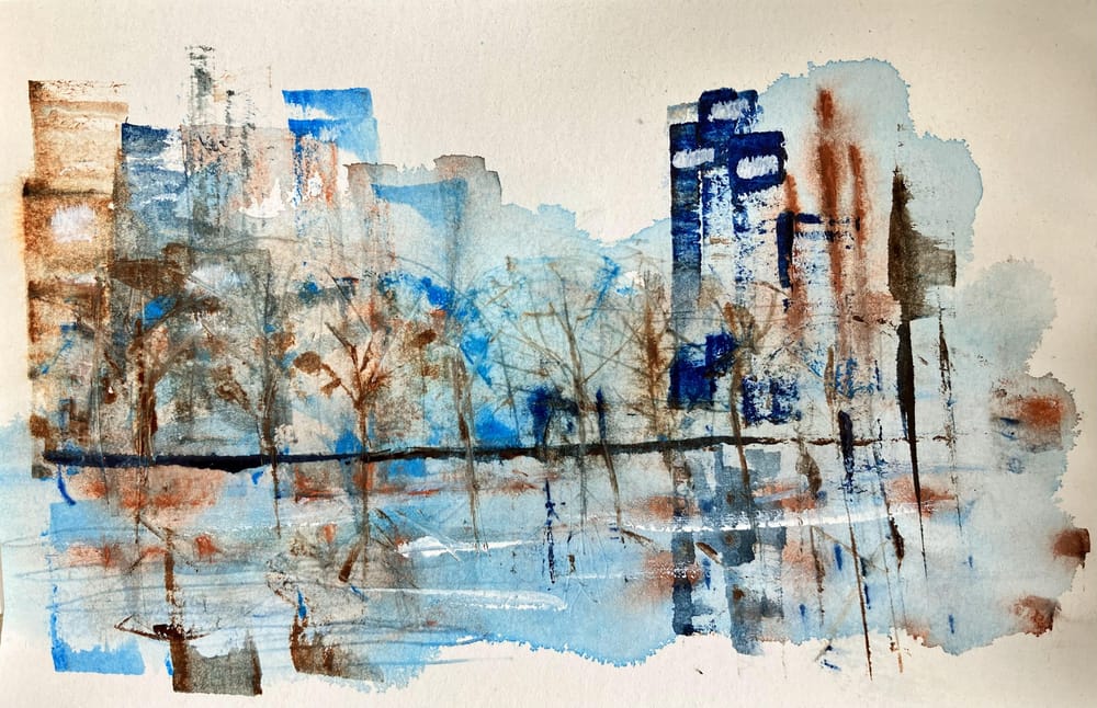 Loose and Abstract Painting - image 1 - student project