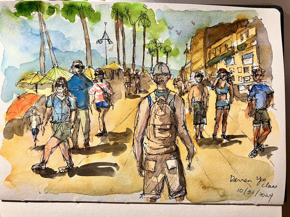 Urban Sketching Essentials - image 1 - student project