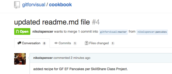 GitHub Cookbook Contribution - image 1 - student project